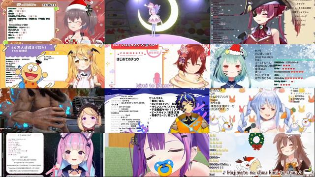 Hololive Sings - 12 Talents Sing Hajimete no Chuu смотреть онлайн