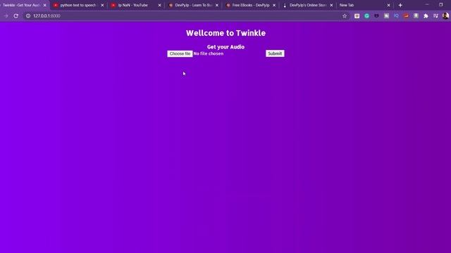 Create Audio books using Python | Python projects for final year Telugu | Django projects Telugu смотреть онлайн