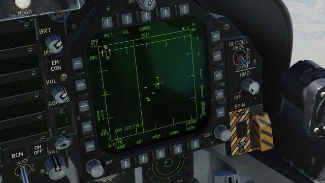 Tutorial DCS: F/A-18C - Radar em modo RWS смотреть онлайн