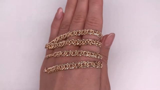 Обзор цепочки "Ромб" SONATA из медицинского золота смотреть онлайн