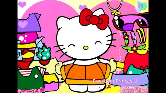 Hello Kitty Online Games Hello Kitty Clothing Dress Up Game смотреть онлайн
