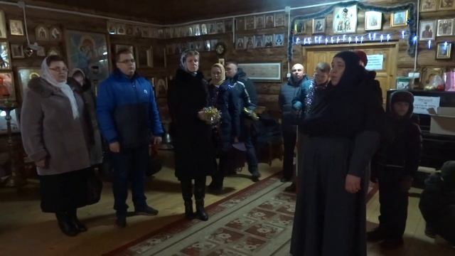 Экскурсия в скиту под Курском 8 января 2018 (Шуклинка) смотреть онлайн
