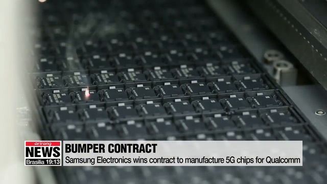 S. Korea's Samsung Electronics wins contract to manufacture 5G chips for Qualcomm смотреть онлайн