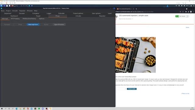 OS command injection, simple case - VIDEO SOLUTION (PORTSWIGGER) смотреть онлайн