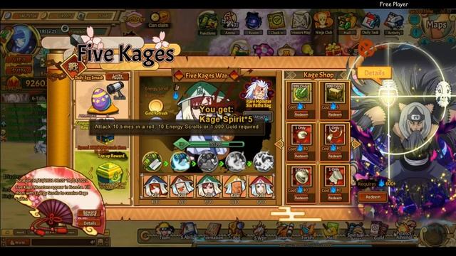 FIVE KAGES ► Unlimited Ninja | Ninja Classic | Anime Ninja | Ninja World Online смотреть онлайн