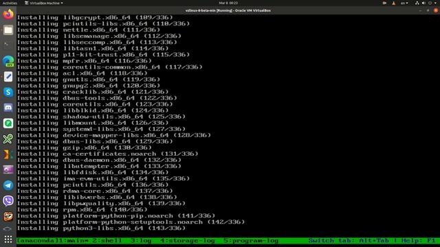 Установка | Virtuozzo Linux 8 Beta | Text смотреть онлайн