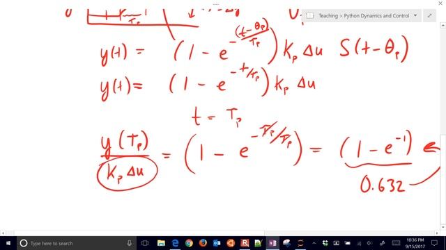First Order Plus Dead Time (FOPDT) смотреть онлайн