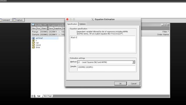 ARIMA models and Box-Jenkins method in Eviews - Complete guide, Step by Step! смотреть онлайн