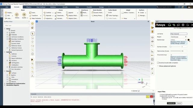 How to Submit a Job to Ansys Cloud in Ansys Fluent смотреть онлайн