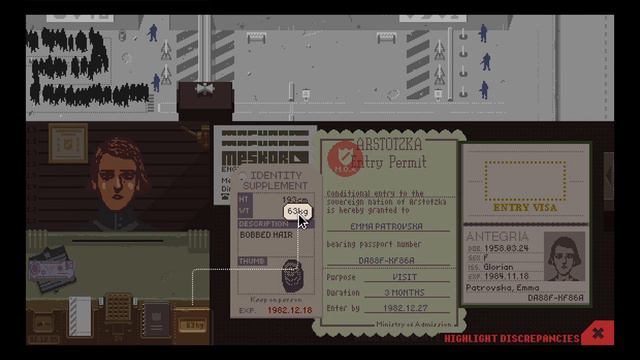 WORKER'S BEST. Papers, Please! Apartment achievement. смотреть онлайн