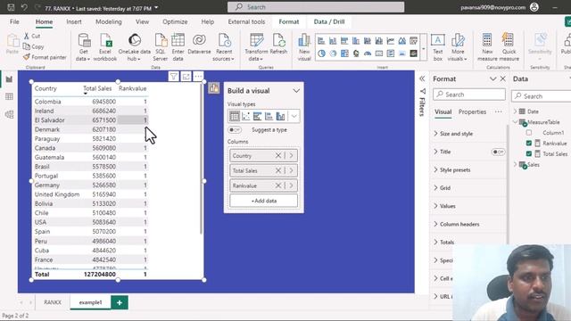 DAX | POWER BI | RANKX Function смотреть онлайн