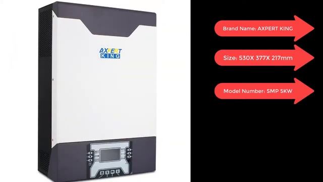 Best 5 AXPERT KING Solar Inverter смотреть онлайн