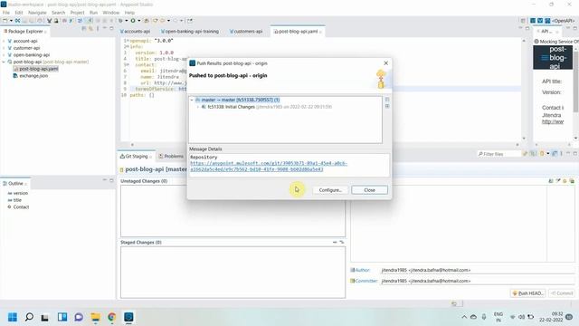 OAS 3.0 Create API Specification Project and Sync With Design Center - Part I смотреть онлайн