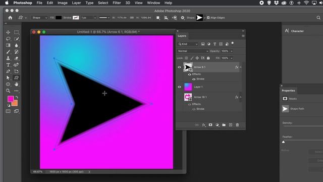 Photoshop : live edge blur shapes and type how to tutorial смотреть онлайн