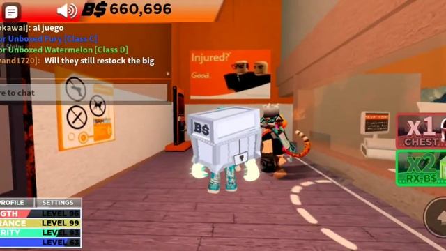 Opening starter pack and the robux chests. Roblox boxing league. смотреть онлайн