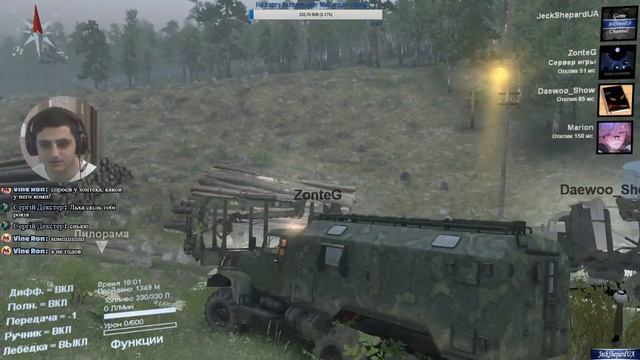 Spintires Стрим C другом только для тебя УГАР! :) (веб-камера и позитивное настроение гарантировано