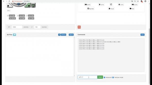 Начало работы с контроллером GRBL ESP32webинтерфейс ESP3D_1080p