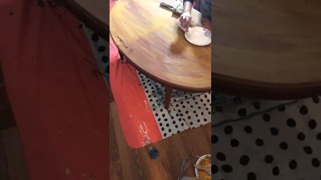 Day 2 of the 20 day LIVE milk paint challenge