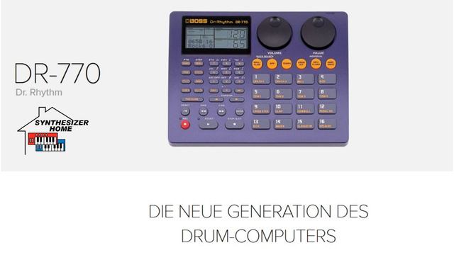 BOSS DR-770 DR. RHYTHM Factory Demo Songs 1996 смотреть онлайн