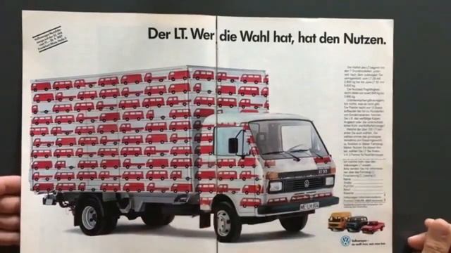 1983 VW LT 35 45 LT50 Kipper Möbelwagen 2,4 Diesel LT55 Volkswagen Schöne Alte Sammlung Konvolut