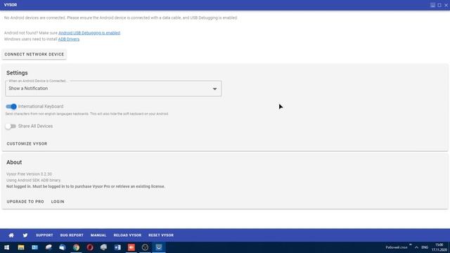Как вывести экран смартфона на компьютер через USB-кабель с помощью программы Vysor