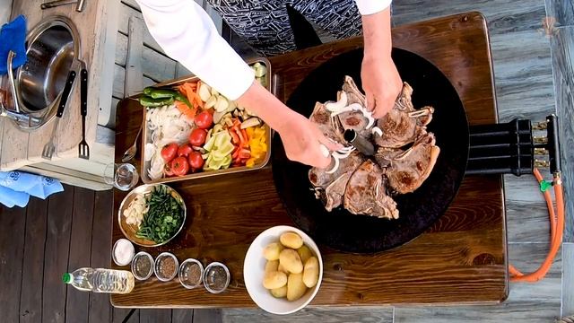 Садж из телятины | Сковорода из диска бороны | ENG SUB. смотреть онлайн