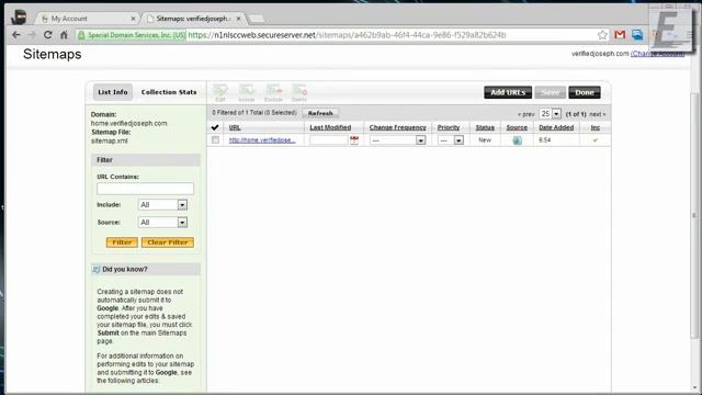 Godaddy Tutorials - Sitemap Generator смотреть онлайн
