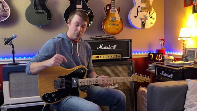 Vintage Fender Telecaster Custom 1973 смотреть онлайн
