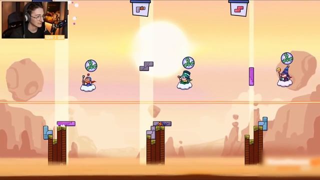 тетрисы с приколами | Tricky Towers смотреть онлайн