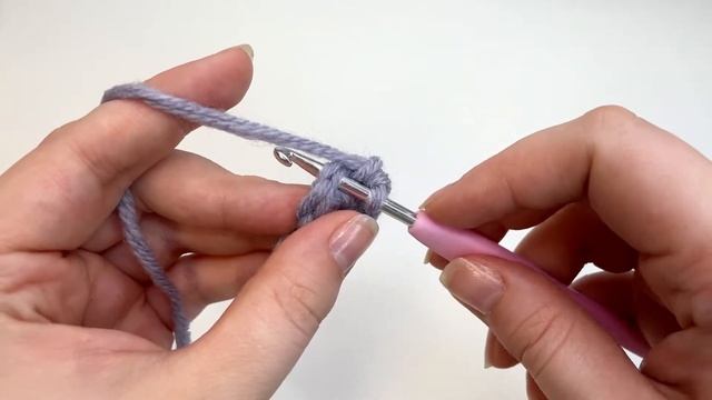 Вязание для начинающих Урок 7: Прибавка из столбиков без накида крючком смотреть онлайн