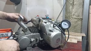 Проверка компрессии двигателя 125 куб.