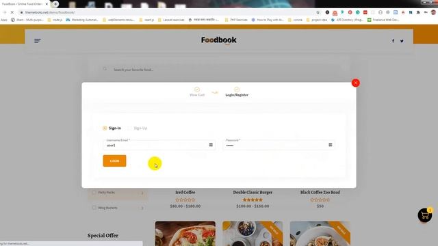 FoodBook Intro - "FoodBook | Online Food Ordering System for WordPress" смотреть онлайн