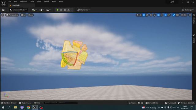 Разрушение объектов Unreal Engine 5 / Destruction of Unreal Engine 5 objects смотреть онлайн