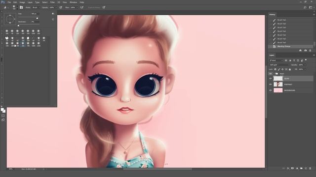 GLOW EFFECT - PHOTOSHOP TUTORIAL! смотреть онлайн