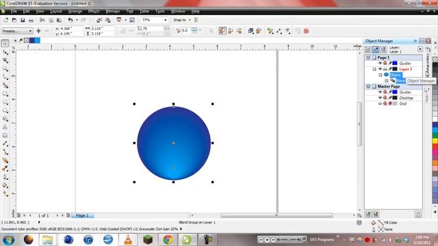Corel Draw X5 Simple Glossy Buttons Tutorial смотреть онлайн