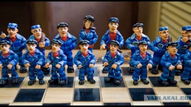 Самодельные зоновские шахматы