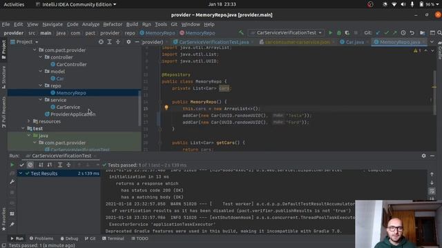 Introduction to Consumer Driven Pact Testing - Angular, Spring Boot, Docker, Jest, Junit and Mockit смотреть онлайн