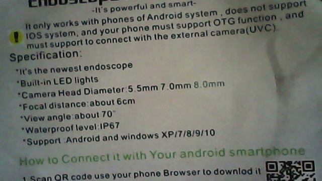 Эндоскоп для Android. USB камера с Алиэкспресс смотреть онлайн