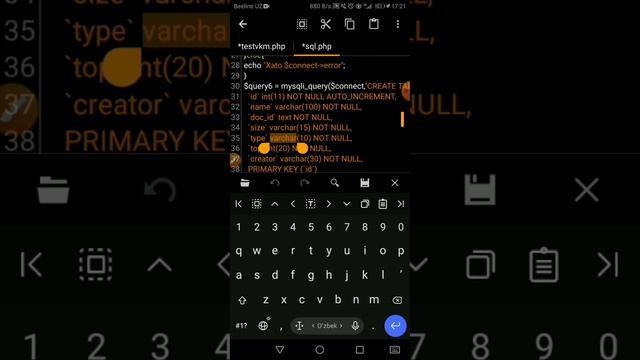 vkm bot ochish php da mysql baza ulash смотреть онлайн