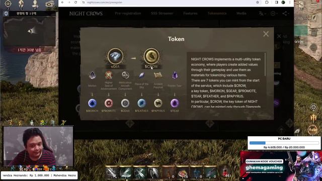 (LIVE) PILIH ROM ATAU NIGHT CROW NIH ? 12 HARI LAGI BAKAL RILIS GLOBAL NIGHT CROWS GAME NFT/P2E смотреть онлайн