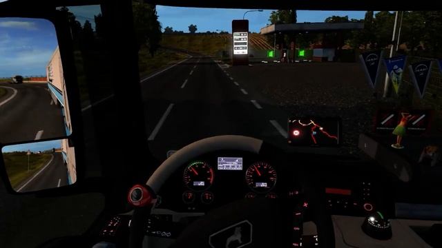Euro Truck Simulator 2 v. 1.32, G27, WARP 0.7, MAN TGX v. 2.1 by MADSTER, open window V.I.P sounds смотреть онлайн