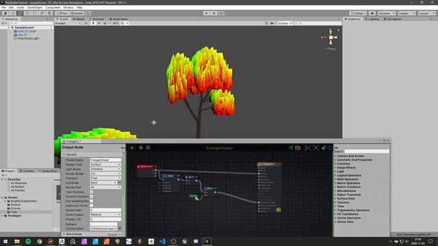 Fluffy stylized trees tutorial, using quadmesh-to-billboards shader in Unity смотреть онлайн