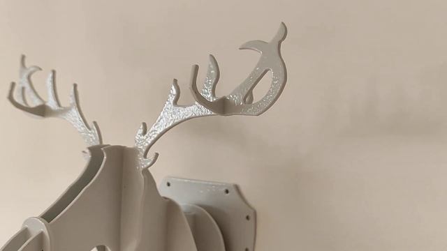 Ключница металлическая настенная голова Оленя с рогами крючками для ключей и зонтиков смотреть онлайн
