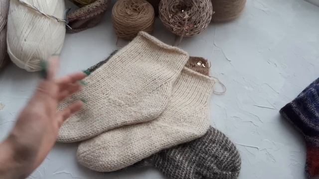 Вязание. Январь. Готовые работы. Процессы. Покупки. Кардиган из Drops Nord и Loden Tweed. смотреть онлайн