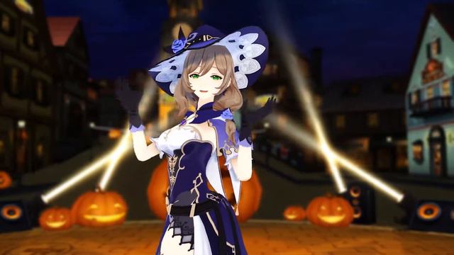 Mmd Genshin Impact Lisa - Happy Halloween смотреть онлайн