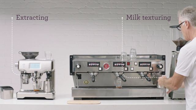 See how simple the Breville Oracle Touch is & La Marzocco Linea смотреть онлайн