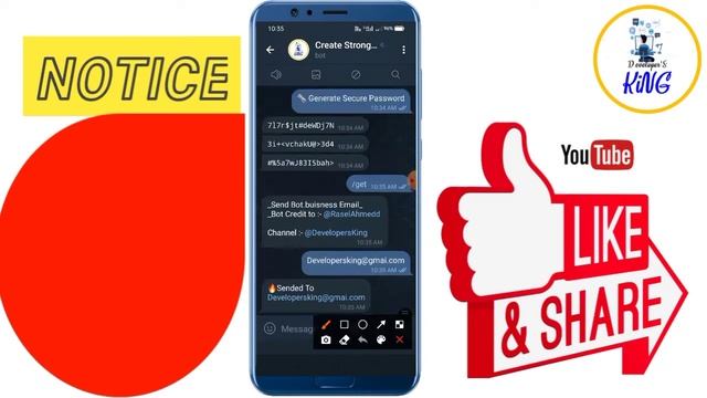 how to create telegram password generation bot, Create Strong passwords Telegram...! Developers kin смотреть онлайн