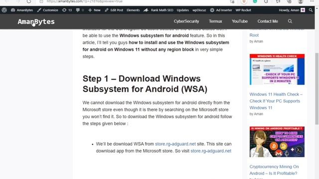Windows Subsystem For Android - Install Android Apps On Windows 11 смотреть онлайн