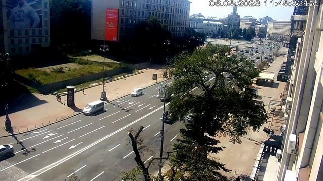 Веб-камера Киев Европейская площадь + Майдан 2023 08 06 смотреть онлайн