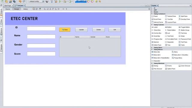 Java Swing | Demo UI смотреть онлайн